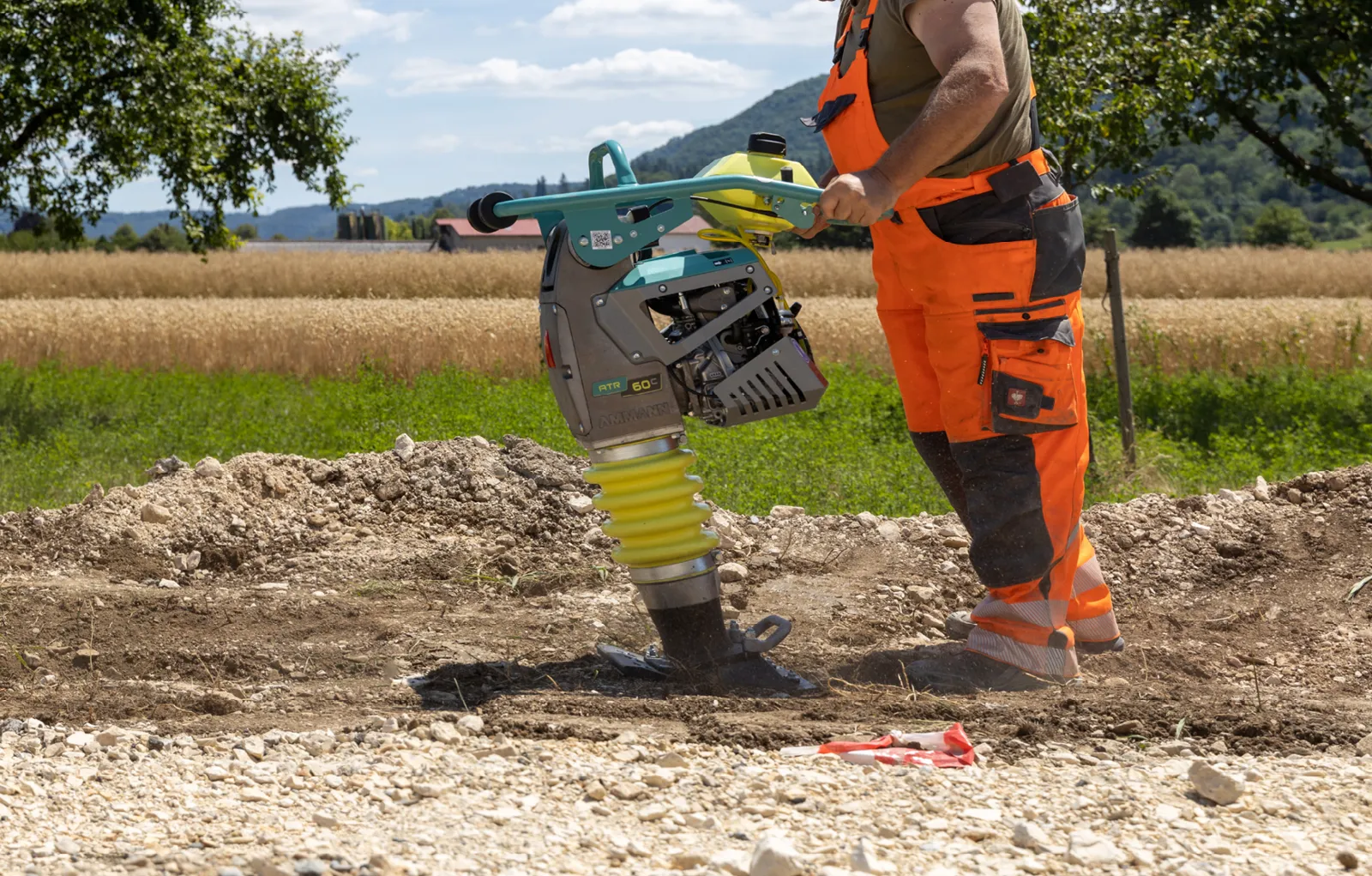 Ammann ATR 60 C döngölőbéka - Case Építőgépek