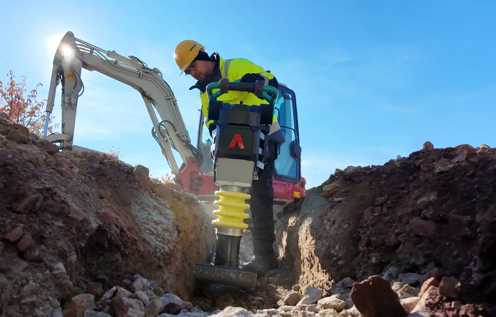 Ammann ATR 59 döngölőbéka - Case Építőgépek