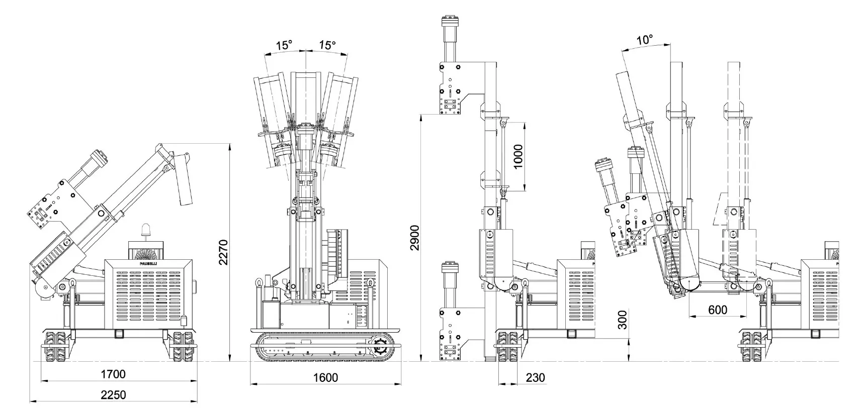 Pauselli Pile Driver 400 - Case Építőgépek